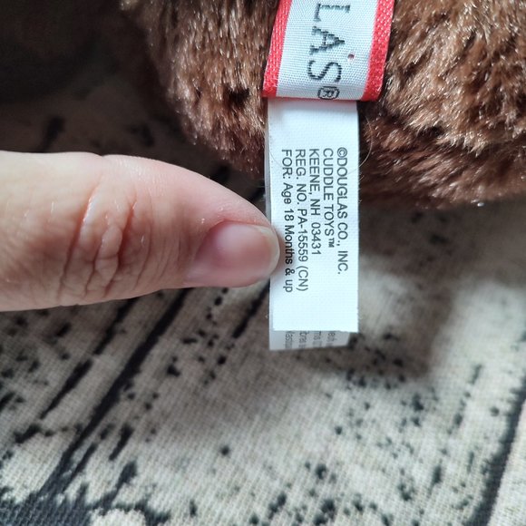 Douglas Moose Plush Toy Stuffed Animal Brown 8" sitting - Picture 6 of 7
